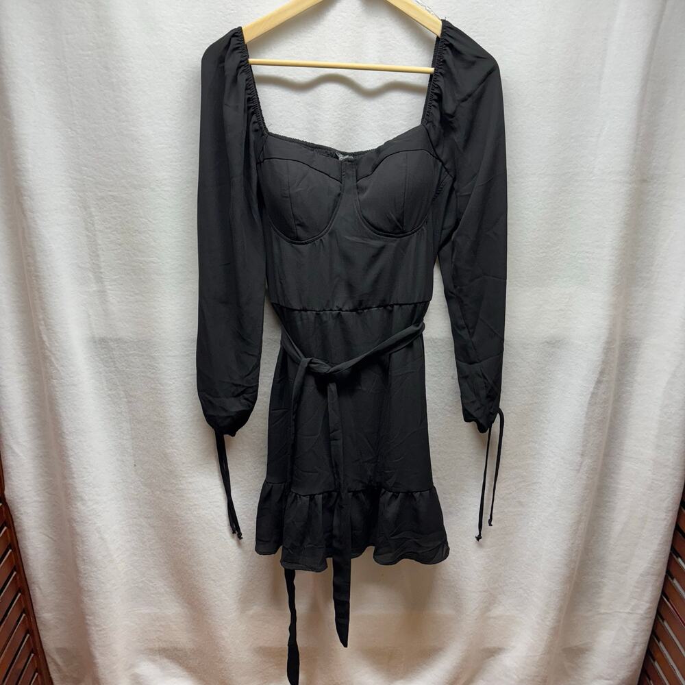 Lily Rose Black Dress with Padded Bra - Size XL - NWT
